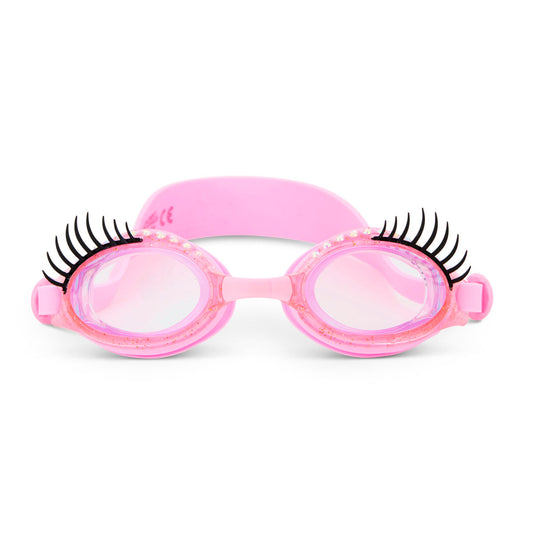 Powder Puff Lash Pink Swim Goggles