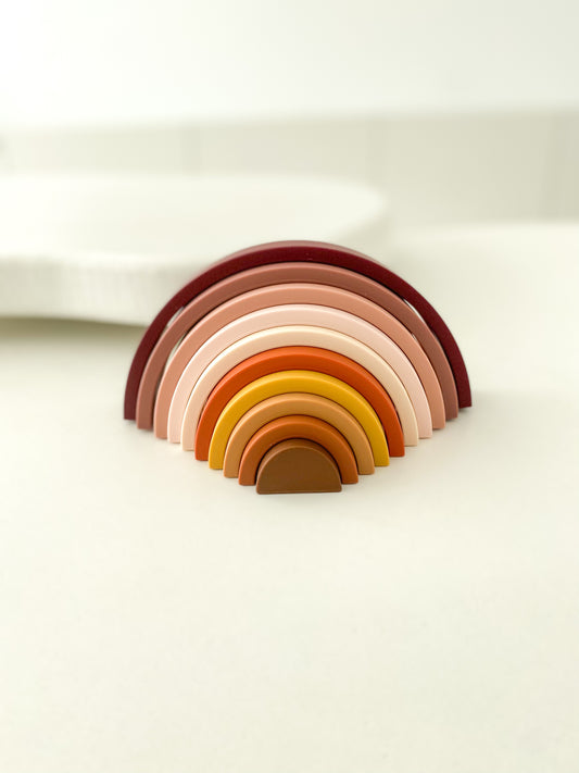 Silicone Rainbow Stacker