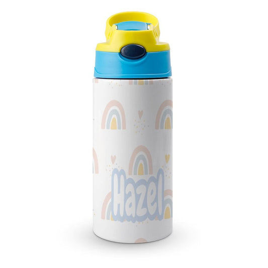 Personalised Kids Water Bottle - Rainbow