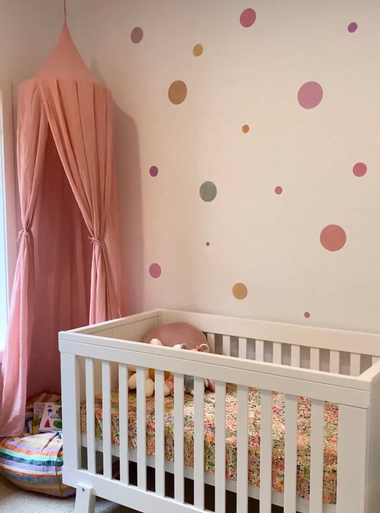 Watercolour Polka Dot Wall Decals