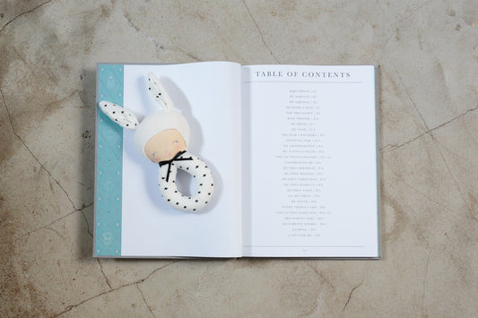 Baby Journal - First Five Years Record Book - (Grey)