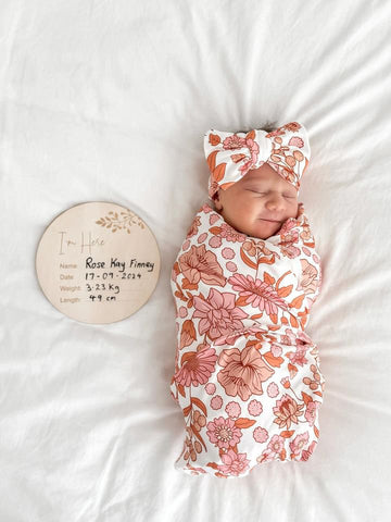 ‘I’m Here’ Birth Announcement Plaque