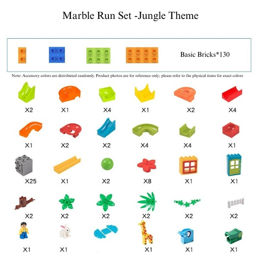 JBRIX — Vertical Marble Run (Jungle)