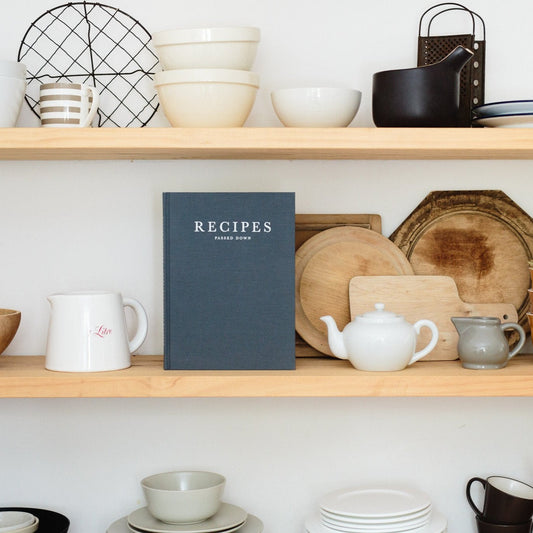 Recipe Journal - Recipes passed down (charcoal)