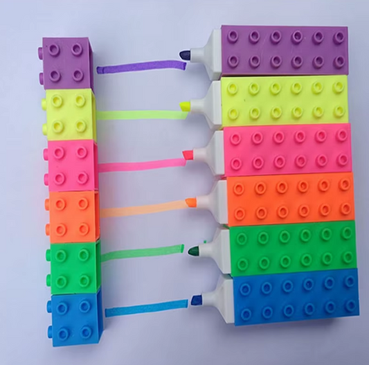Building Block Highlighter (6 colours per set)