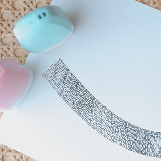 Identity Theft Protection Roller Stamp