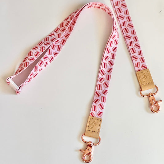 Vovo Biscuit Fabric Lanyard