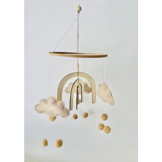 Boho Rainbow Nursery Mobile