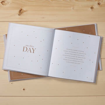 Wedding Guest Book - 'on this day'