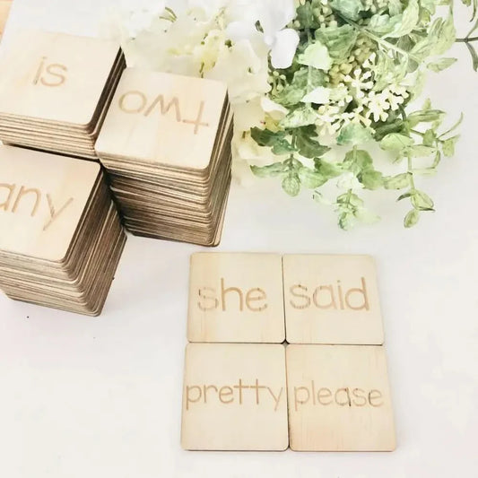 My First 110 Wooden Sight Words