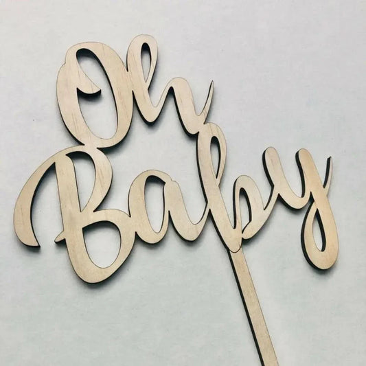 Oh Baby Cake Topper