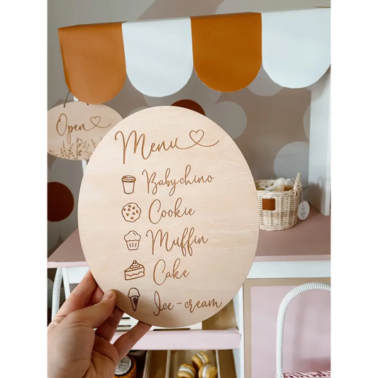 Oval Kids Menu